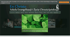 Desktop Screenshot of enchristo.pl